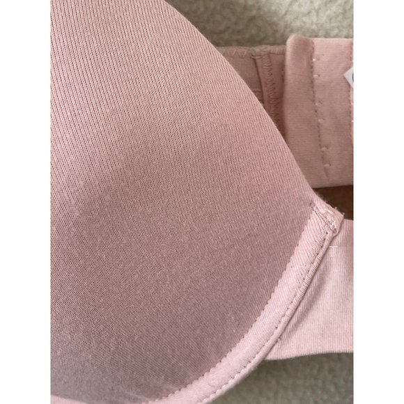 FOTL Pink Full-Coverage T-Shirt Bra - 34DD - Picture 3 of 9